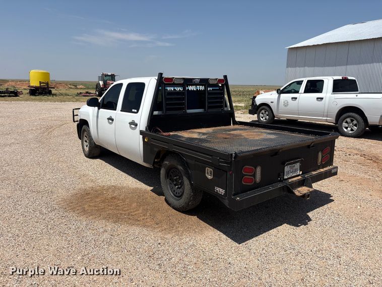 image for item JM9409 2011 Chevrolet Silverado 1500 Crew Cab dump flatbed pickup truck