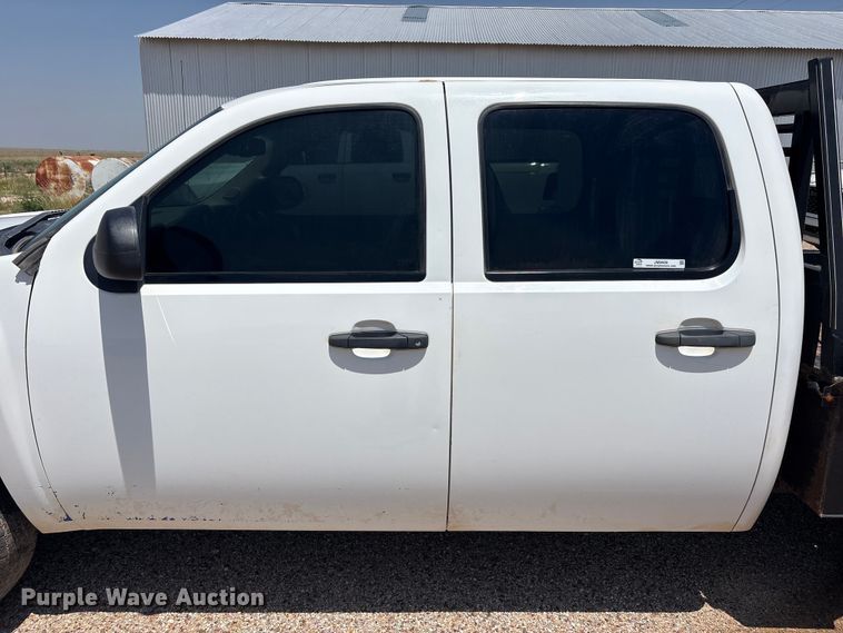 image for item JM9409 2011 Chevrolet Silverado 1500 Crew Cab dump flatbed pickup truck