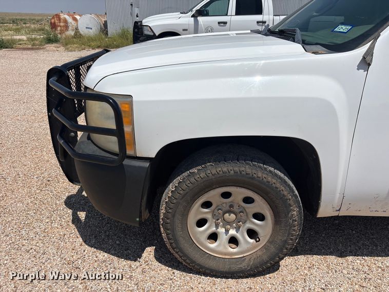 image for item JM9409 2011 Chevrolet Silverado 1500 Crew Cab dump flatbed pickup truck