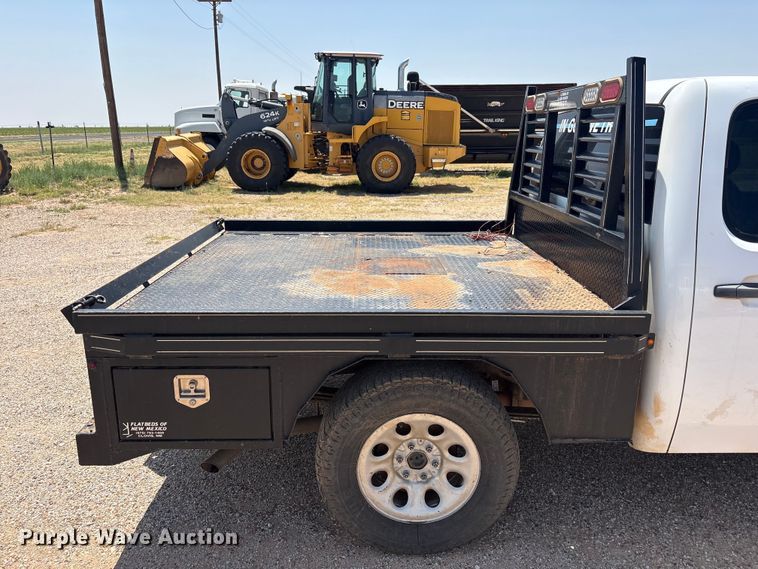 image for item JM9409 2011 Chevrolet Silverado 1500 Crew Cab dump flatbed pickup truck