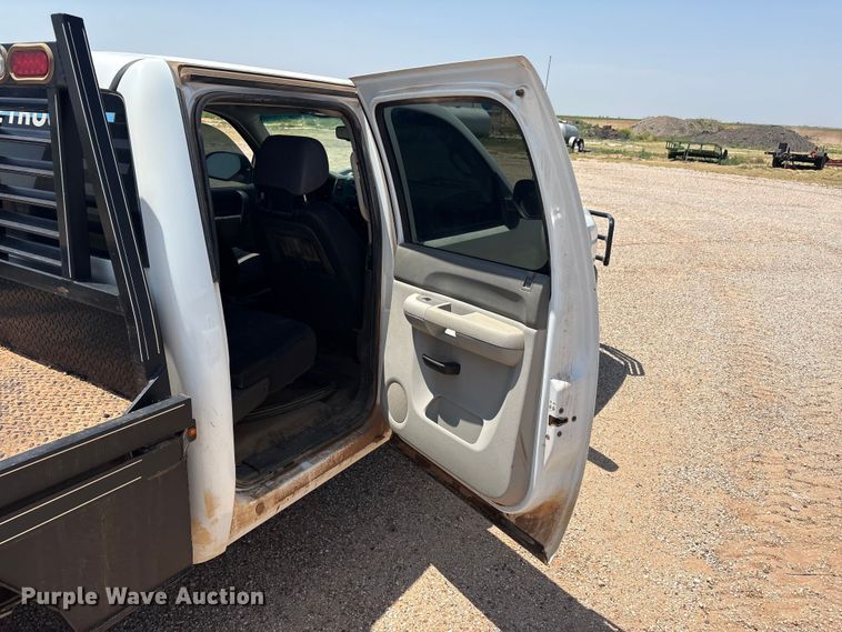image for item JM9409 2011 Chevrolet Silverado 1500 Crew Cab dump flatbed pickup truck