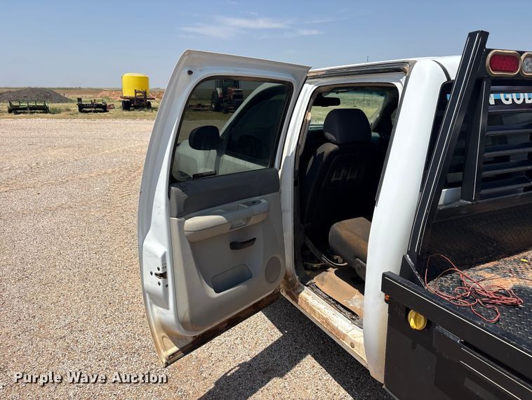 image for item JM9409 2011 Chevrolet Silverado 1500 Crew Cab dump flatbed pickup truck