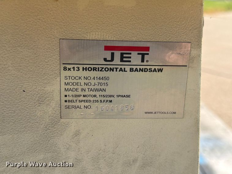 image for item MZ9874 Jet J-7015 bandsaw