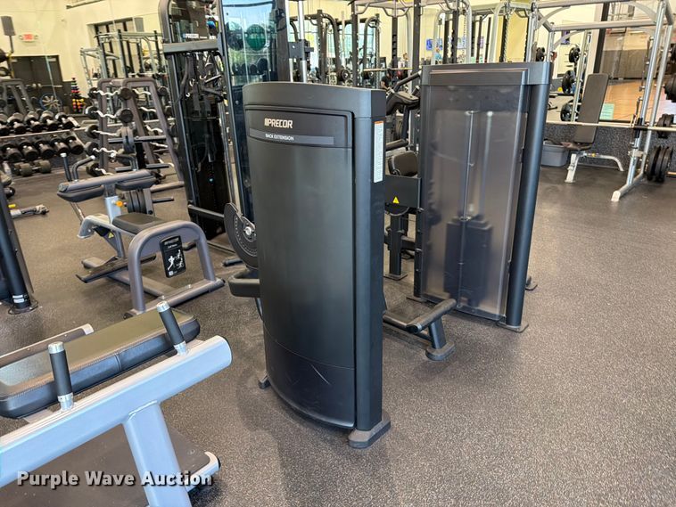 image for item MZ9881 Precor Discovery Selectorized Strength Line back extension machine