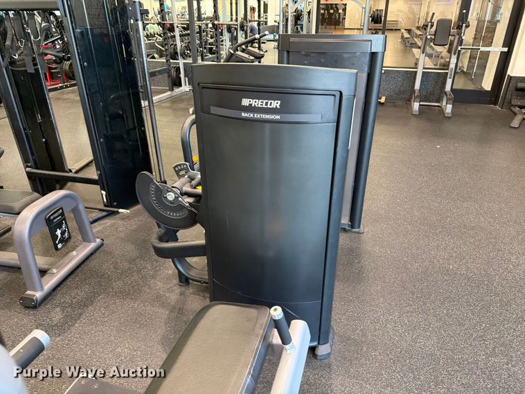 image for item MZ9881 Precor Discovery Selectorized Strength Line back extension machine