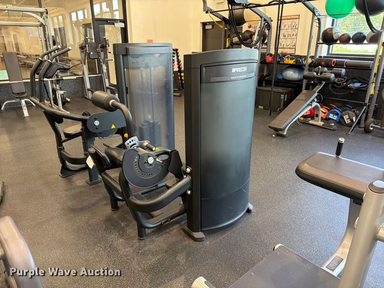 image for item MZ9881 Precor Discovery Selectorized Strength Line back extension machine