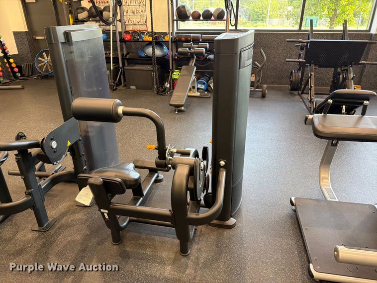 image for item MZ9881 Precor Discovery Selectorized Strength Line back extension machine