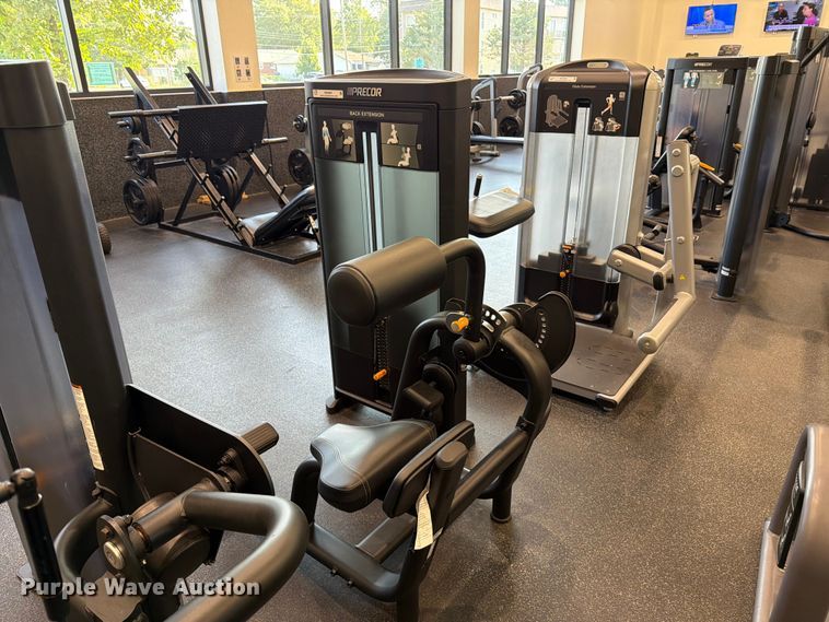 image for item MZ9881 Precor Discovery Selectorized Strength Line back extension machine