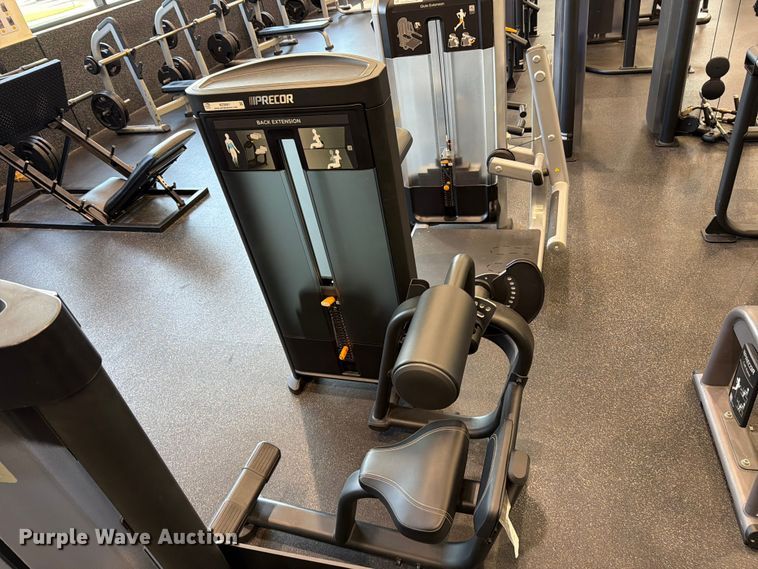 image for item MZ9881 Precor Discovery Selectorized Strength Line back extension machine