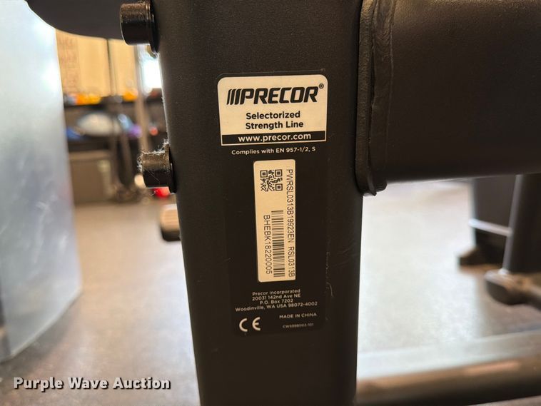image for item MZ9881 Precor Discovery Selectorized Strength Line back extension machine
