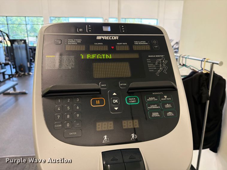 image for item MZ9885 Precor EFX 835 Crossramp elliptical