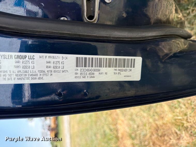 image for item MZ9929 2014 Dodge Charger 