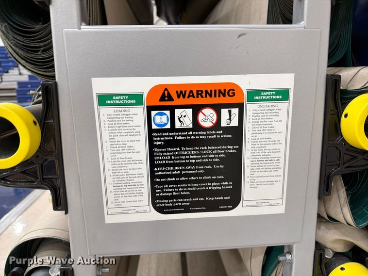 image for item MZ9933 Covermaster Covermate II gym floor covering system