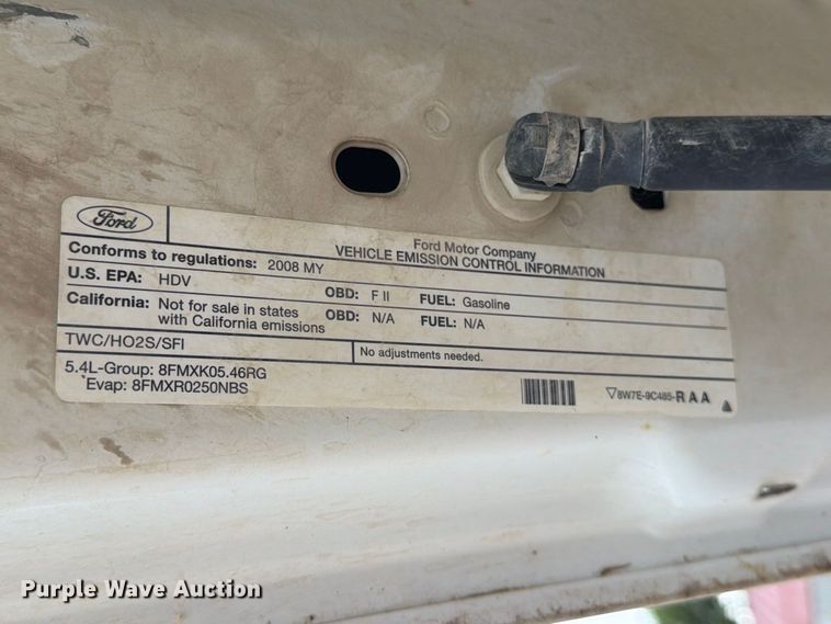 image for item MZ9989 2008 Ford F250 Super Duty Ext. Cab pickup truck