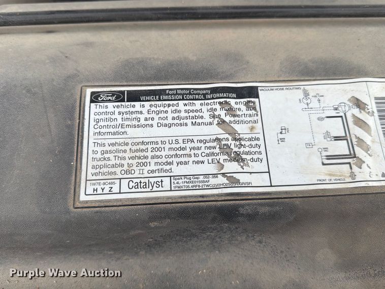 image for item MZ9990 2001 Ford F150 Ext. Cab pickup truck