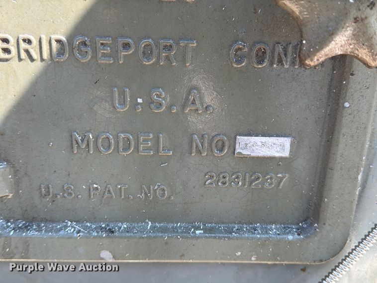 image for item NA9379 Bridgeport 139239 milling machine