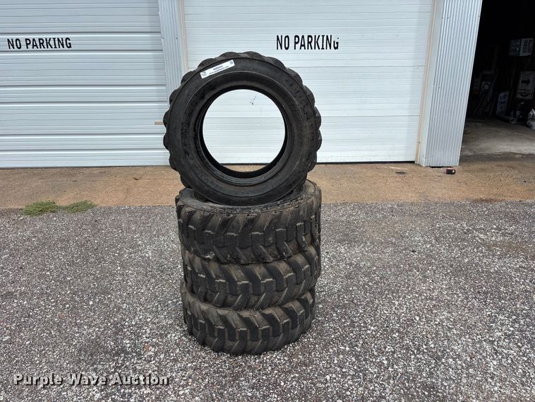 image for item NM9894 (4) 10-16.5 skid steer tires