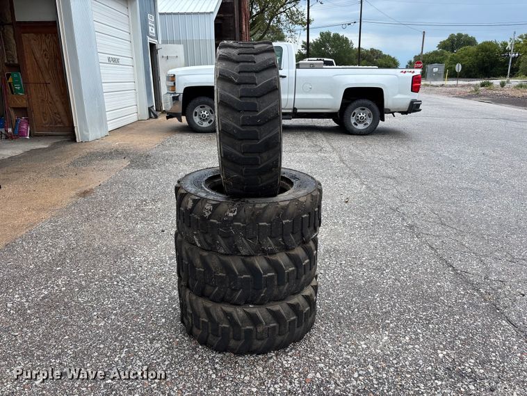 image for item NM9894 (4) 10-16.5 skid steer tires