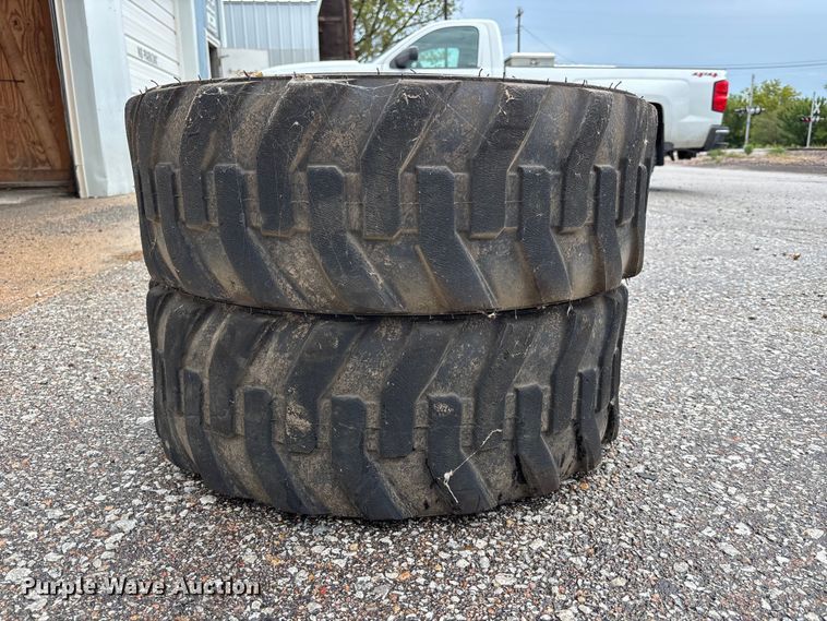 image for item NM9894 (4) 10-16.5 skid steer tires