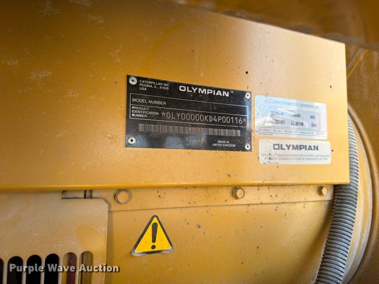 image for item OE9693 2004 Caterpillar D80P4 generator
