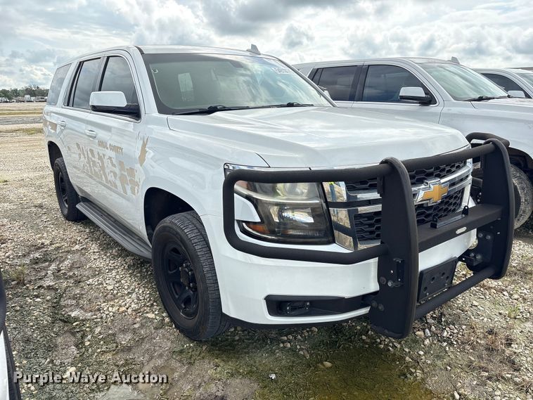 image for item YA3680 2017 Chevrolet Tahoe Police SUV
