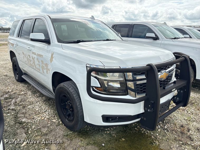 image for item YA3680 2017 Chevrolet Tahoe Police SUV