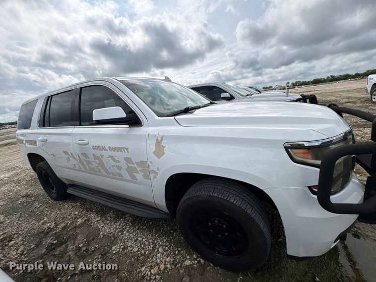 image for item YA3680 2017 Chevrolet Tahoe Police SUV