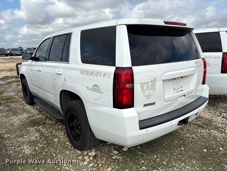 image for item YA3680 2017 Chevrolet Tahoe Police SUV