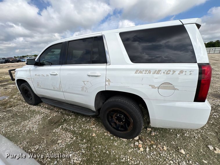 image for item YA3680 2017 Chevrolet Tahoe Police SUV