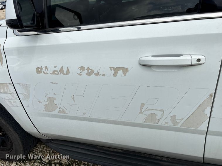 image for item YA3680 2017 Chevrolet Tahoe Police SUV