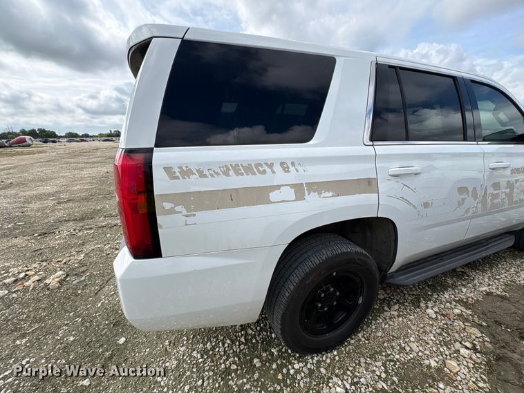 image for item YA3680 2017 Chevrolet Tahoe Police SUV