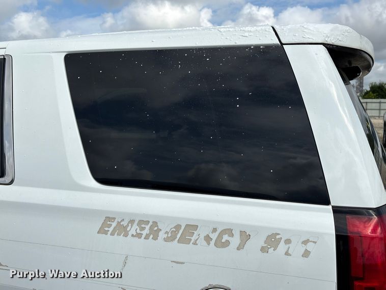 image for item YA3680 2017 Chevrolet Tahoe Police SUV