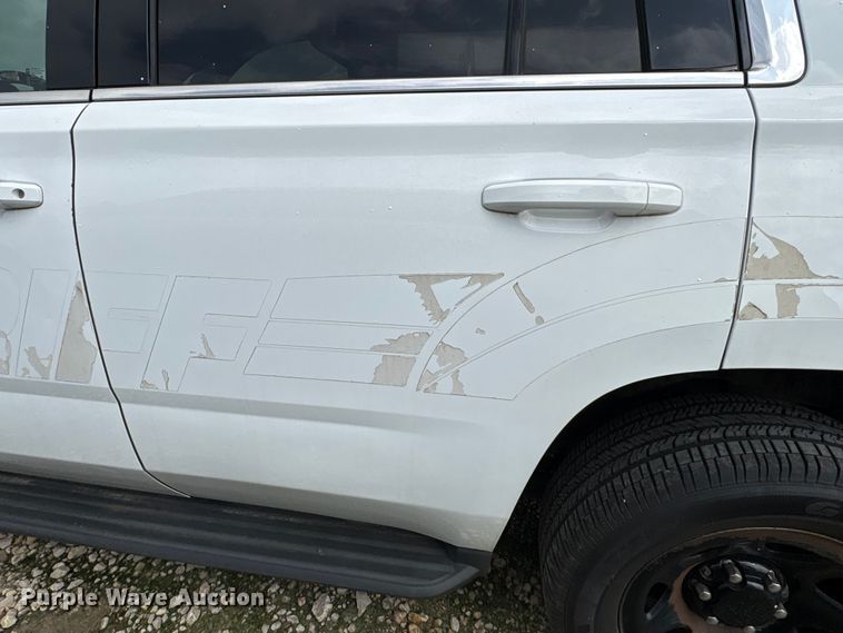 image for item YA3680 2017 Chevrolet Tahoe Police SUV