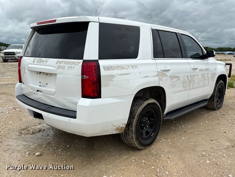 image for item YA3685 2018 Chevrolet Tahoe Police SUV