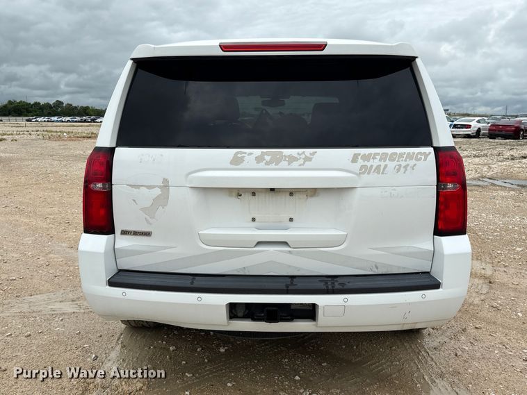image for item YA3685 2018 Chevrolet Tahoe Police SUV