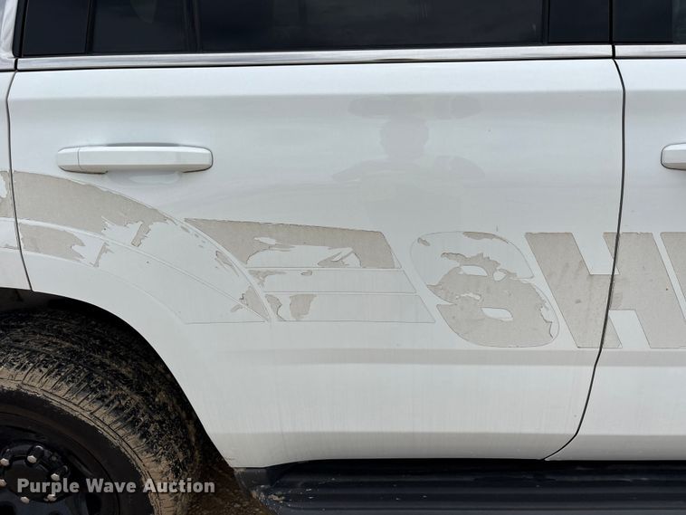 image for item YA3685 2018 Chevrolet Tahoe Police SUV