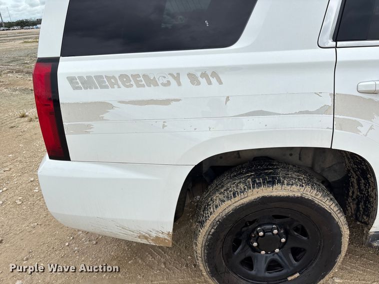 image for item YA3685 2018 Chevrolet Tahoe Police SUV