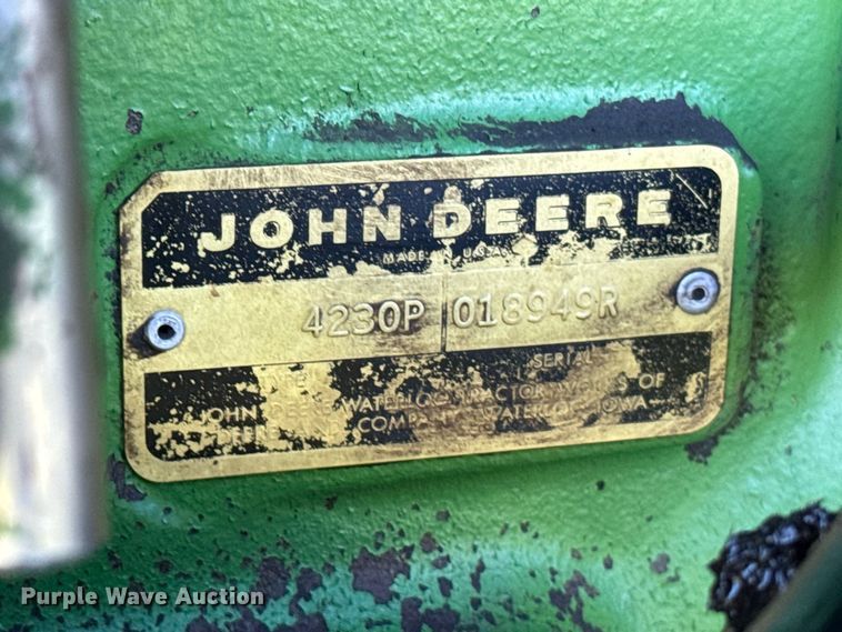 image for item DY3223 John Deere 4230 tractor