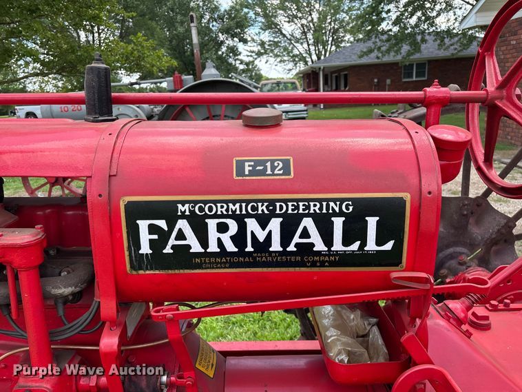 image for item EO4402 1935 International Harvester Farmall  F-12 tractor