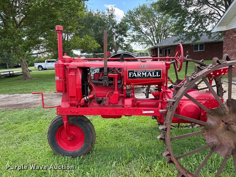 image for item EO4402 1935 International Harvester Farmall  F-12 tractor