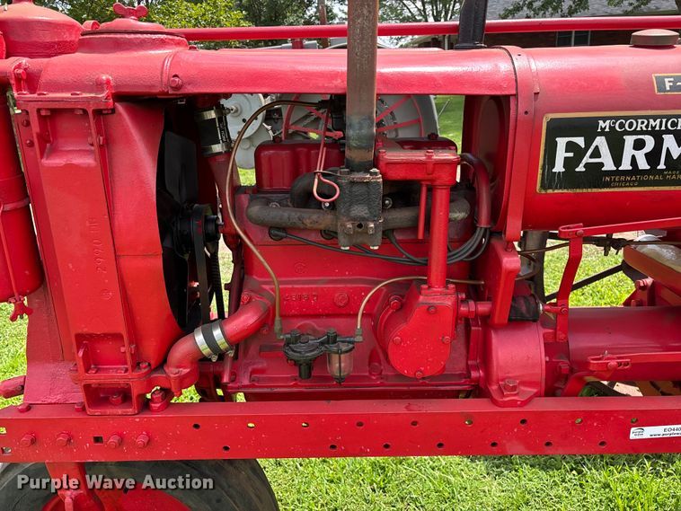 image for item EO4402 1935 International Harvester Farmall  F-12 tractor