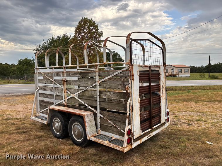 image for item EO4481 1968 Hale  livestock trailer
