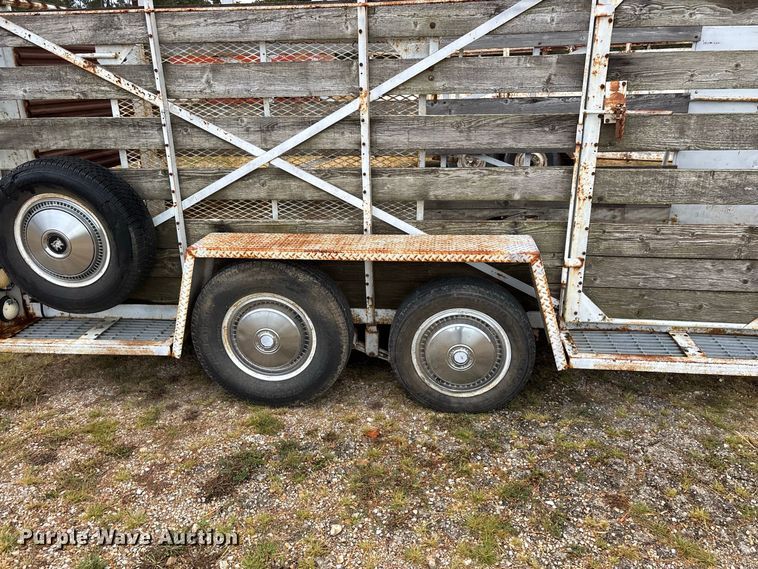 image for item EO4481 1968 Hale  livestock trailer