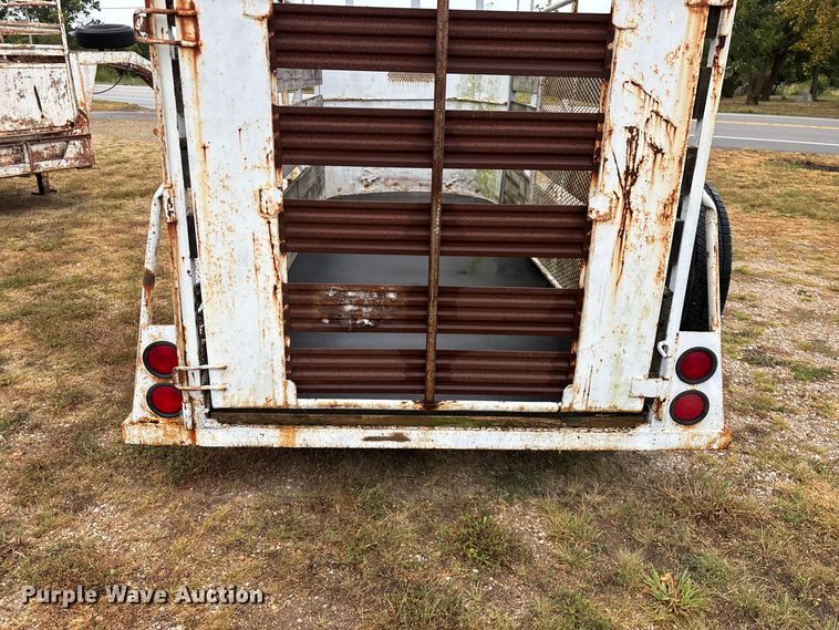 image for item EO4481 1968 Hale  livestock trailer