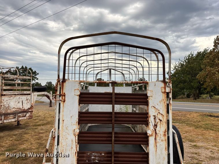 image for item EO4481 1968 Hale  livestock trailer