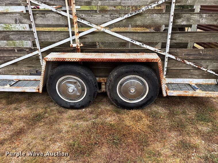 image for item EO4481 1968 Hale  livestock trailer