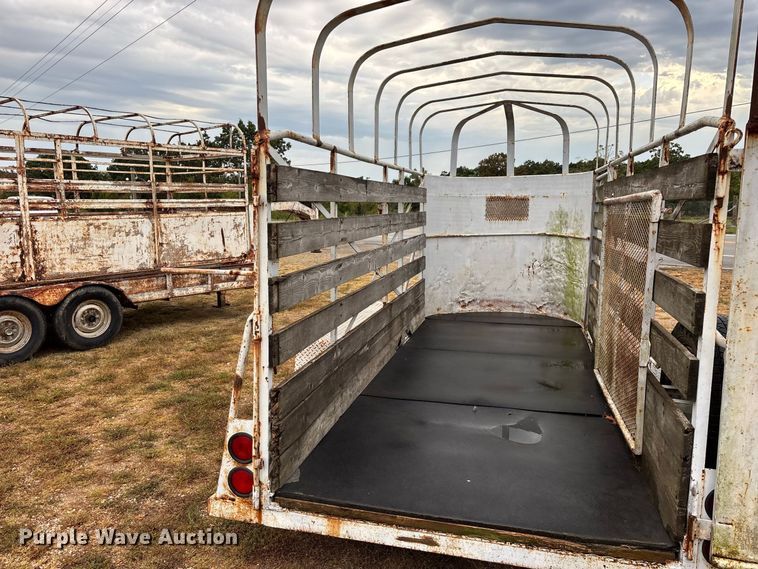 image for item EO4481 1968 Hale  livestock trailer