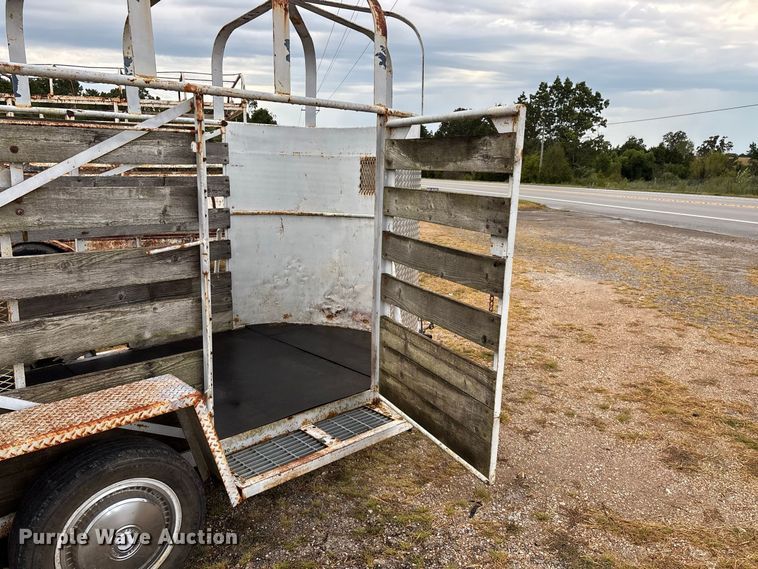 image for item EO4481 1968 Hale  livestock trailer