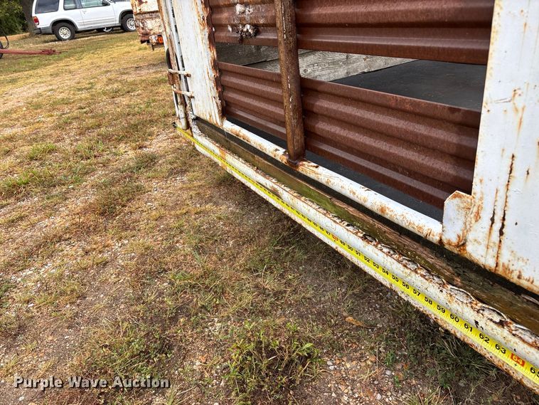 image for item EO4481 1968 Hale  livestock trailer