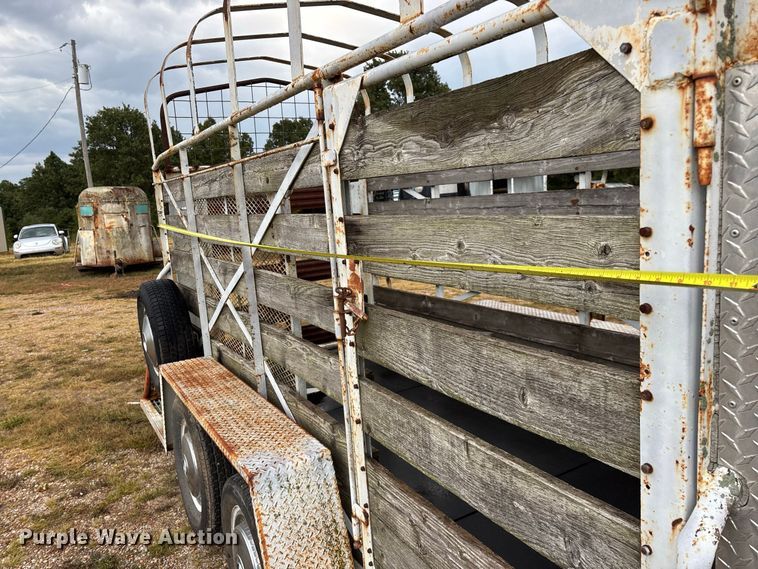 image for item EO4481 1968 Hale  livestock trailer